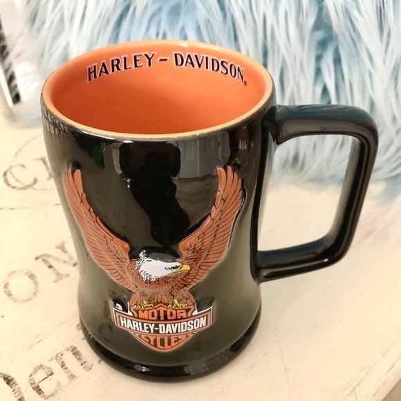Harley Davidson, Vintage, 2000, Tall, Ceramic, Mug, Stein, Collectable, NEW - Picture 2 of 12